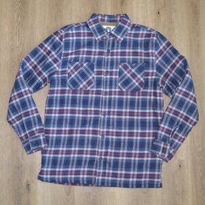 NEW Men's WEATHERPROOF Flannel Plaid Shirt Jacket Size S Small Shacket